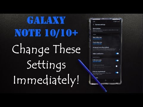 20 Galaxy Note 10 Settings To Change Immediately!