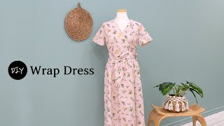 DIY 랩원피스 만들기 | 더운 여름에 입기 좋은 시원한 린넨 랩원피스 만드는 방법 | How to make a linen wrap dress [천가게TV]