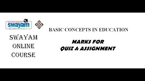 Basic Concepts in Education - COURSE MARKS