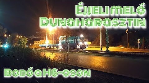 H6-os karbantartás: HÉV-es Bobó Dunaharasztin ('22.05.07.)