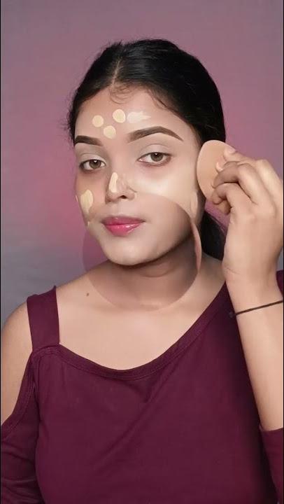 Clean Makeup Look | Daytime Party Wear Makeup | Glowy Dewy Working Girls Makeup Look #shorts