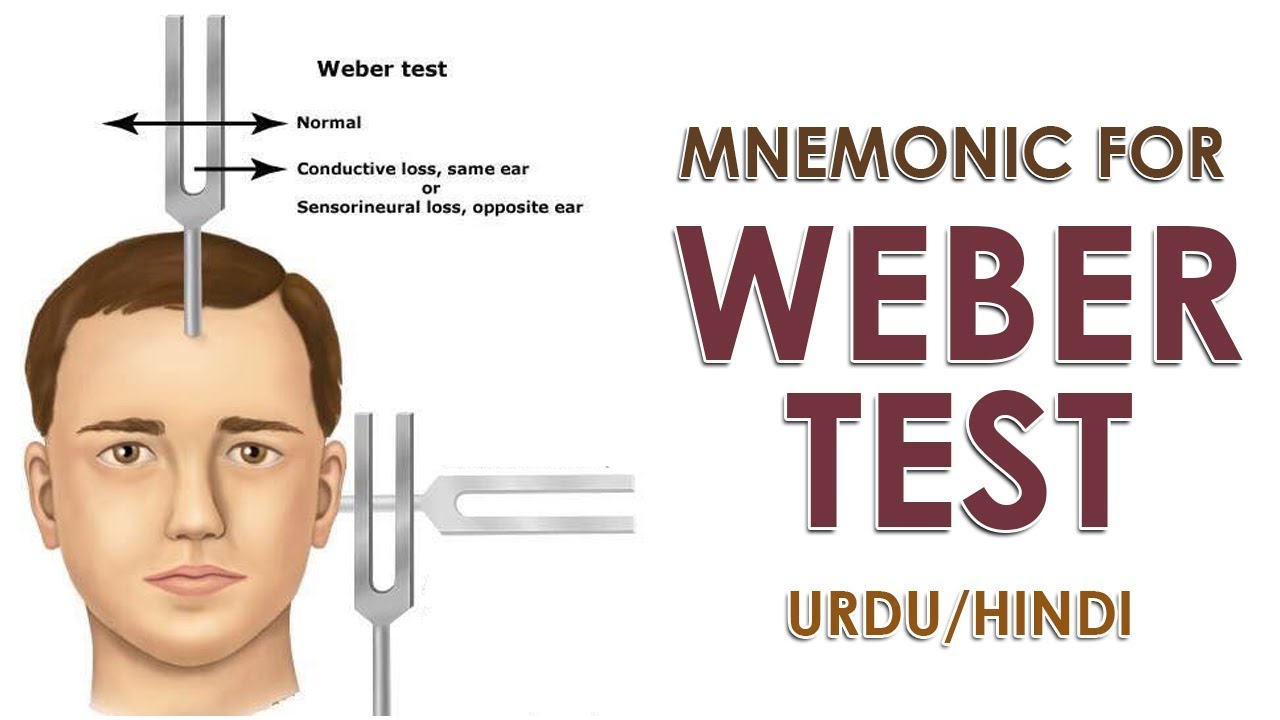 Mnemonic For Weber Test Urdu Hindi Youtube