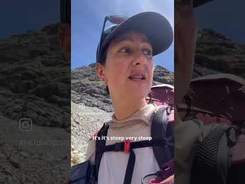 In the trail notes, they described the Waiau Pass section as going up “in a direct fashion.”