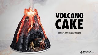 Volcano Cake (step-by-step course on sugargeekshow.com) by Sugar Geek Show 27,939 views 1 year ago 30 seconds