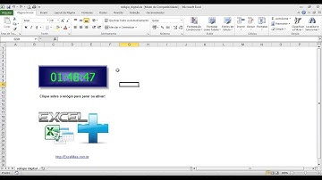 Relógio Digital no Excel