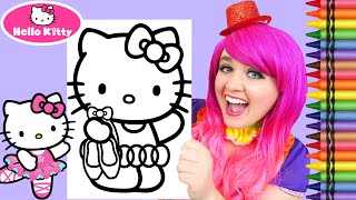 Coloring Hello Kitty Ballet | Crayons