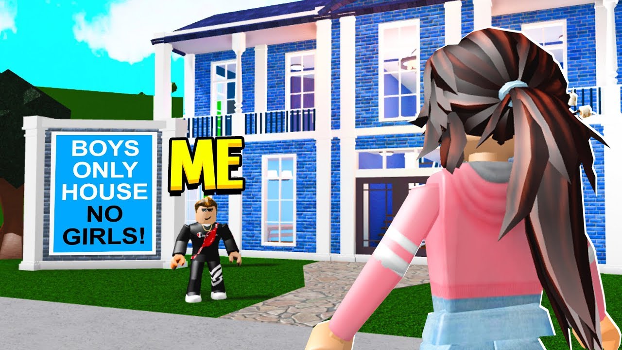 My Girlfriend Found A Boys Only House But I Was Actually The Owner Roblox Bloxburg Youtube - cari roblox bloxburg house