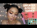 Lavender Goldish Summer Festive Makeup | GELANGELICCA