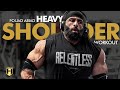 Heavy Shoulder Workout | Fouad "Hoss" Abiad's Bodybuilding Shoulder Workout + Detailed Training Tips