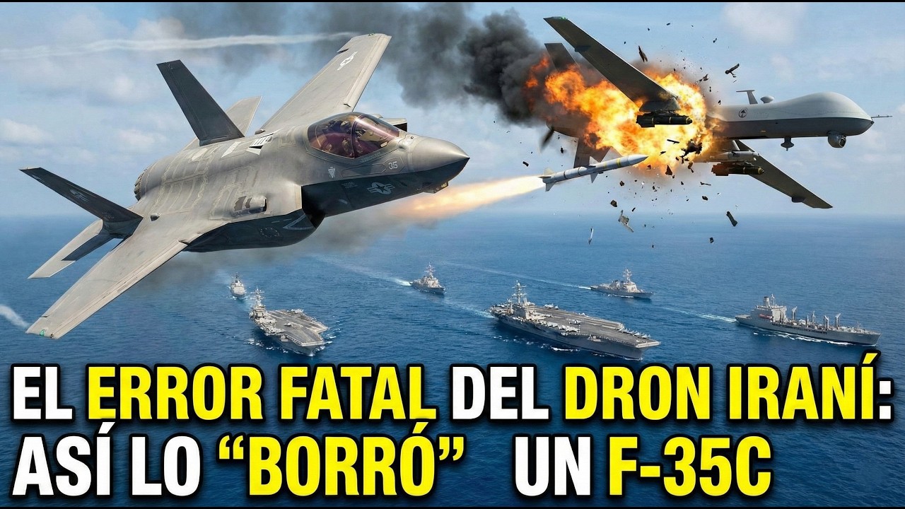 El Error Fatal del Dron Iraní: Así lo “Borró” un F-35C | Flota Decodificada