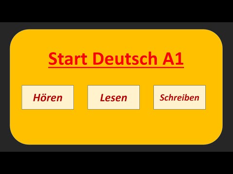 Start Deutsch A1 Hören, Lesen und Schreiben modelltest mit Lösung am Ende || Vid - 40