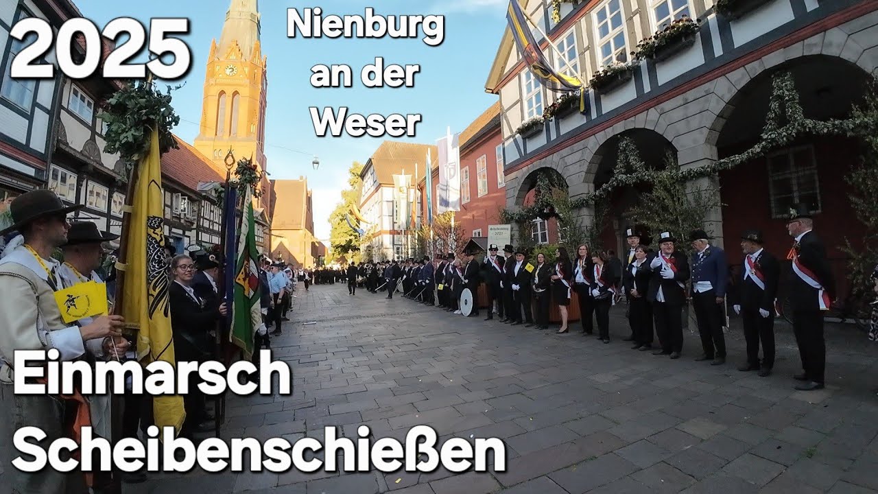 Einmarsch Scheibenschießen - Nienburg an der Weser 30. Juni 2025