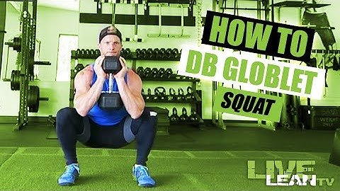 How To Do A DUMBBELL GOBLET SQUAT | Exercise Demonstration Video and Guide