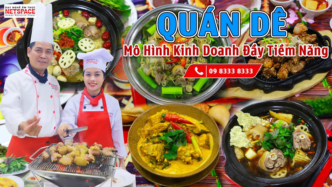 quán dê ngon New Update Kinh doanh Quán Dê-Bí quyết chế biến Thịt Dê-Thầy Y-Netspace môi trường dạy nấu ăn lý tưởng