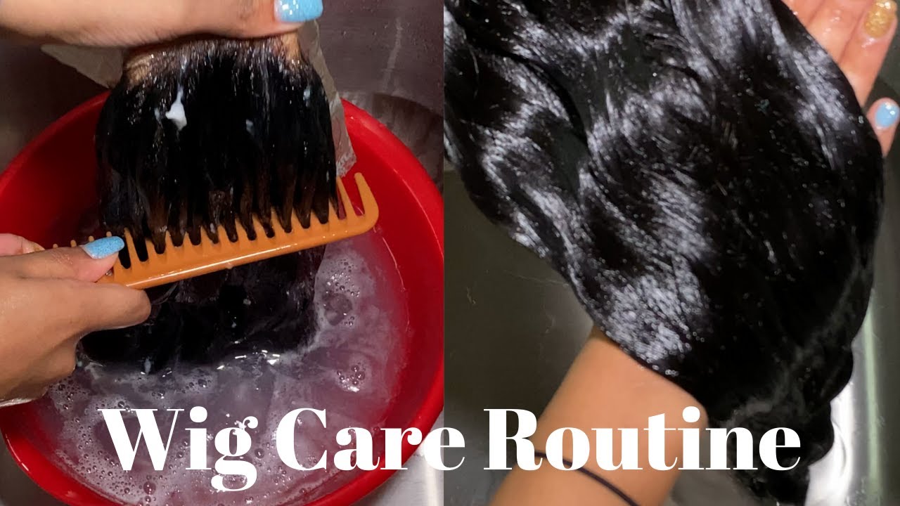 How To Wash \U0026 Maintain Your Wigs | Lace Front| Human Hair!!