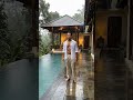Luxury Bali Villa Rain Ambience | Relaxing Tropical Rain Loop 4K #asmr #shortvideo #rain #fyp
