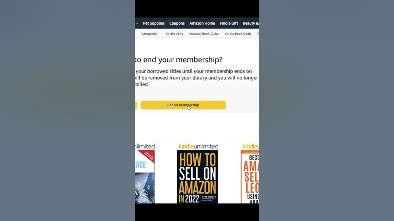 Cancel Kindle Unlimited : The only beginner guide to CANCEL your