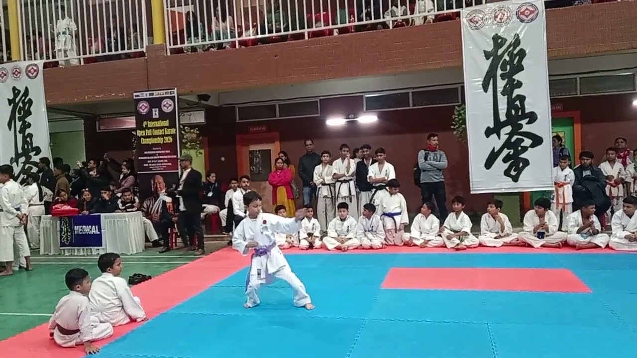 ✅4th international open karate championship 🥋🥋 🏆 🥋(kata) at Guwahati(Assam)