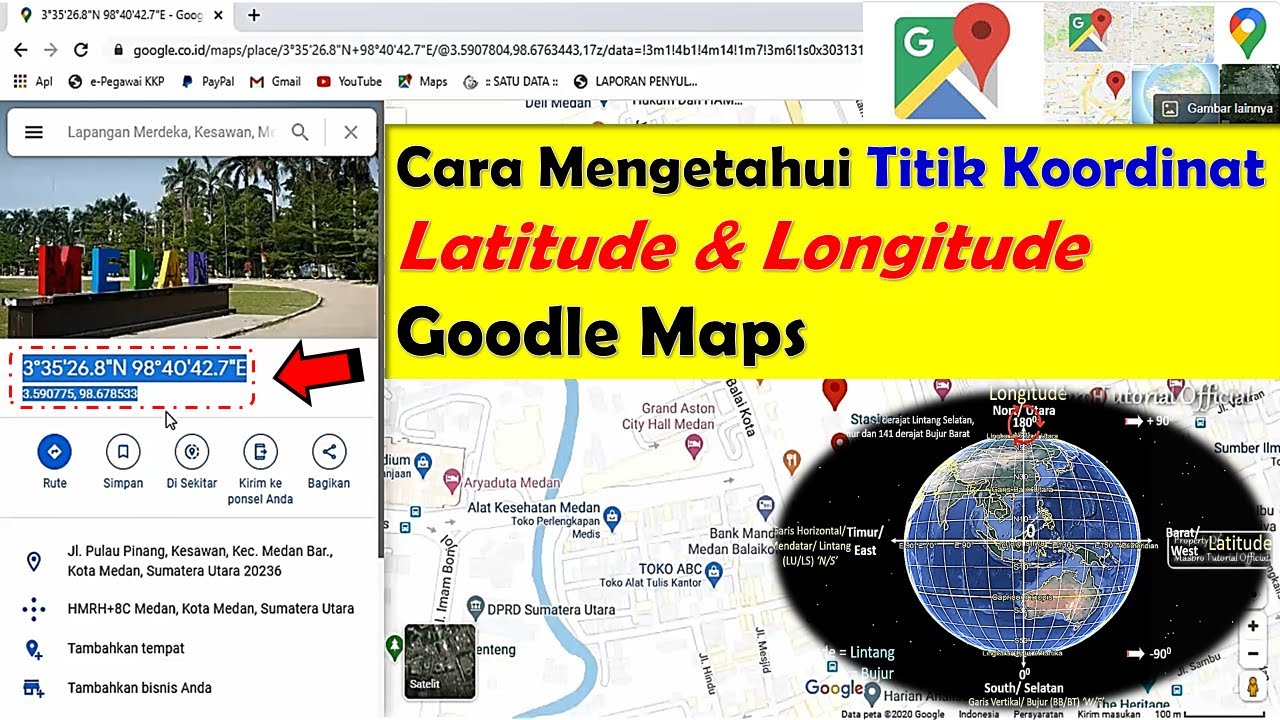 Longitud latitud google maps