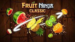 Fruit Ninja Classic (by Halfbrick Studios) - free offline arcade game - Android and iOS - gameplay.