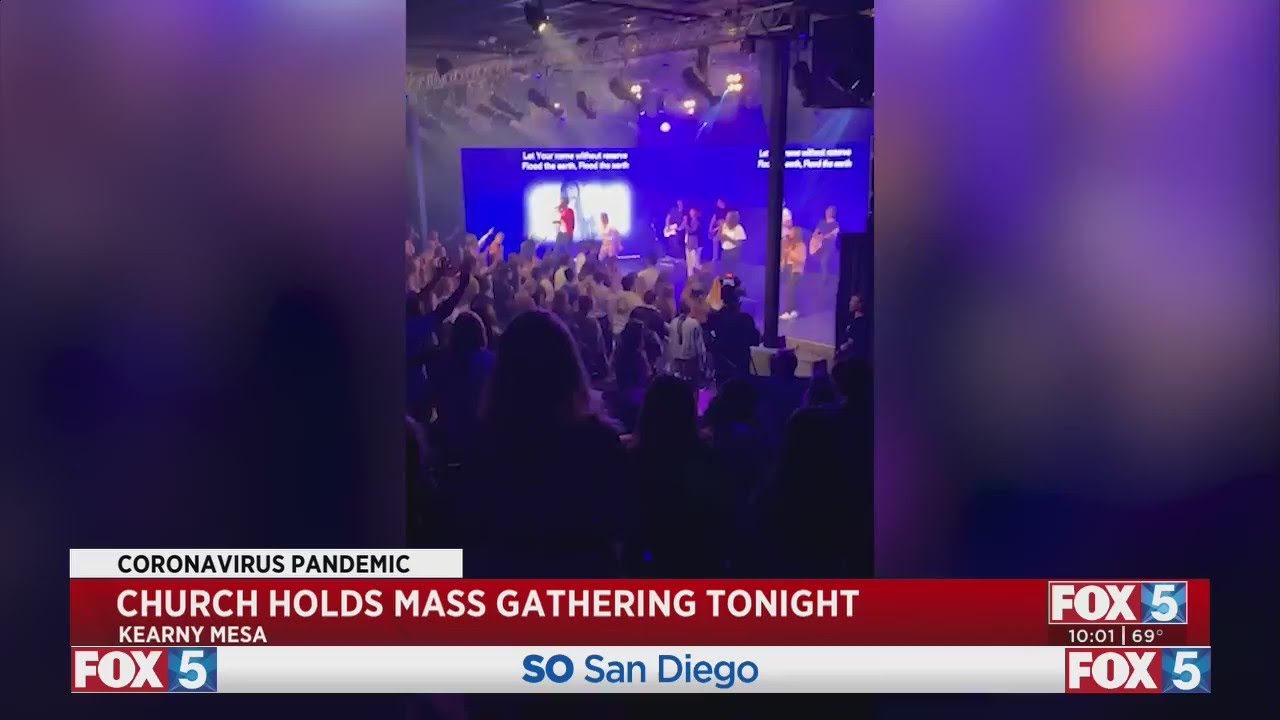 Church Holds Large Indoor Gathering