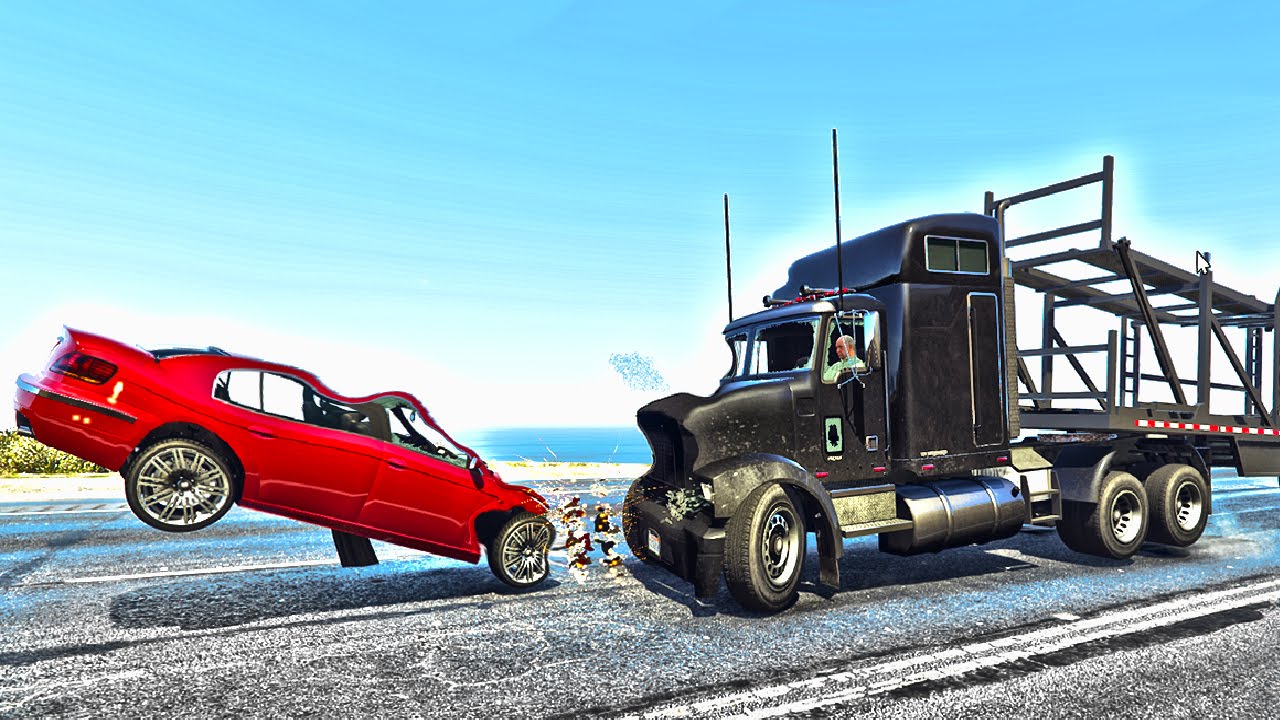 РЕАЛИСТИЧНЫЕ ПОВРЕЖДЕНИЯ В ГТА 5 (GTA 5 МОДЫ) - YouTube