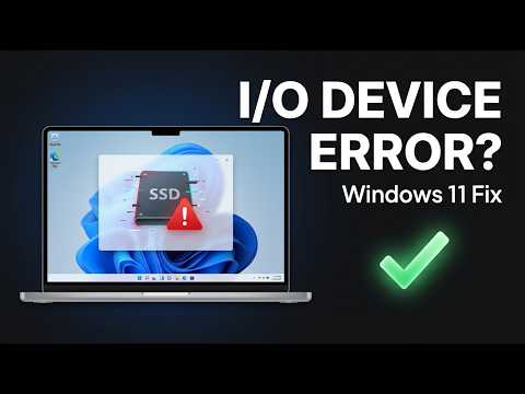 Fix I/O Device Error on External Hard Drive (Windows 10/11)