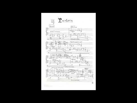 Ignacio Miranda Fabbri: IV. Pantera. (2019). Guido Guerra, Piano