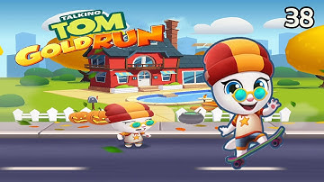 Talking Tom Gold Run  Gameplay/ Walkthrough  Part - 38 (FHD) Full Screen