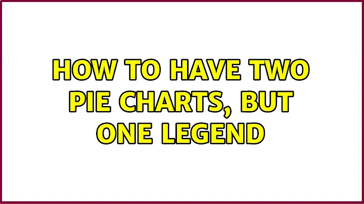 Excel or PPT: How to have two pie charts, but one legend (4 Solutions!!)