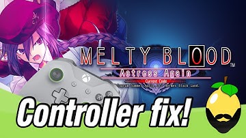 Melty Blood controller fix for steam 2020