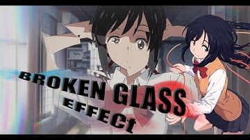 BROKEN GLASS EFFECT [ AFTER EFFECTS TUTORIAL ]