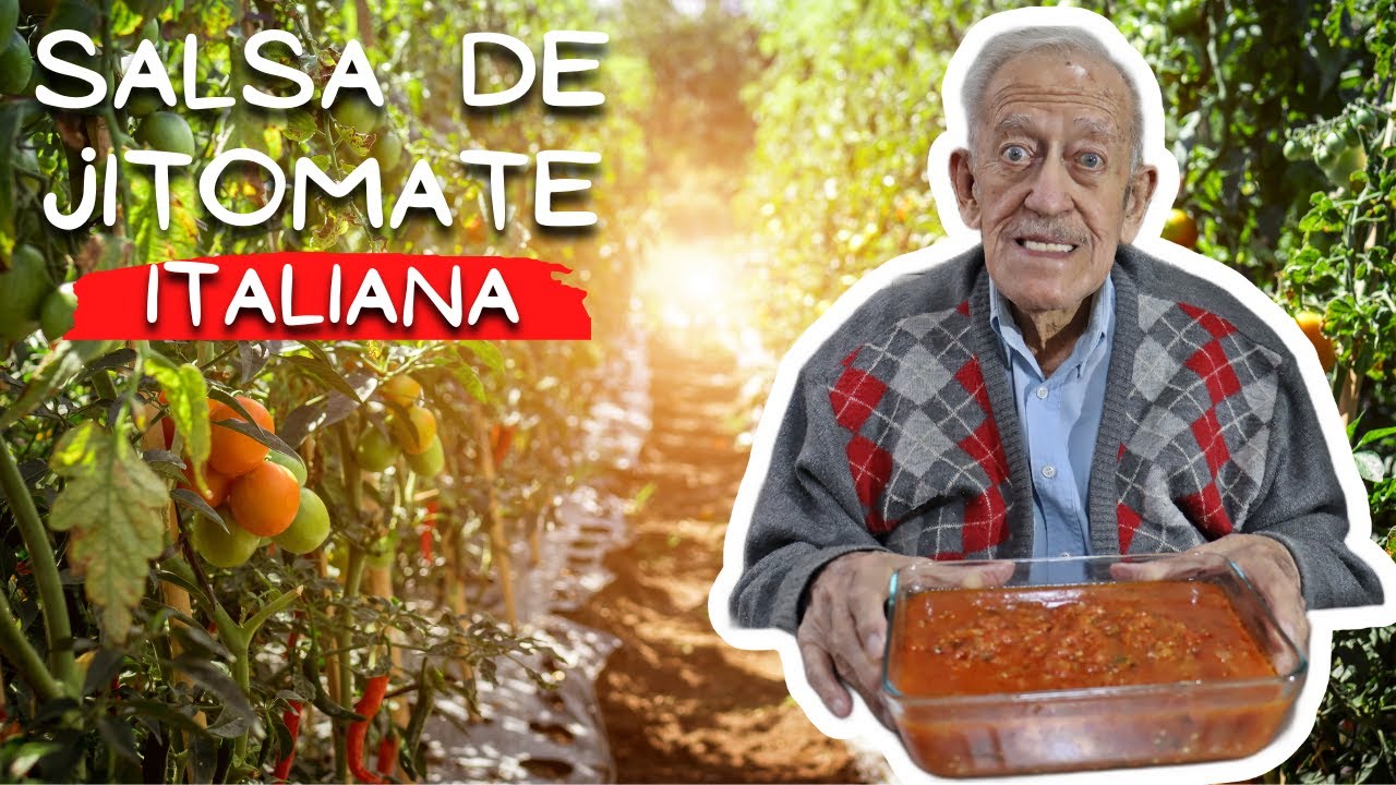 Salsa de jitomate ITALIANA La Casa del Nonno YouTube