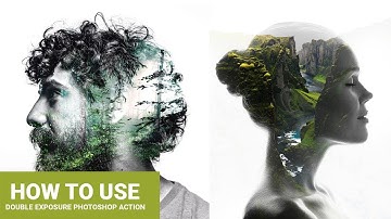 Double Exposure Photoshop Action Video Tutorial
