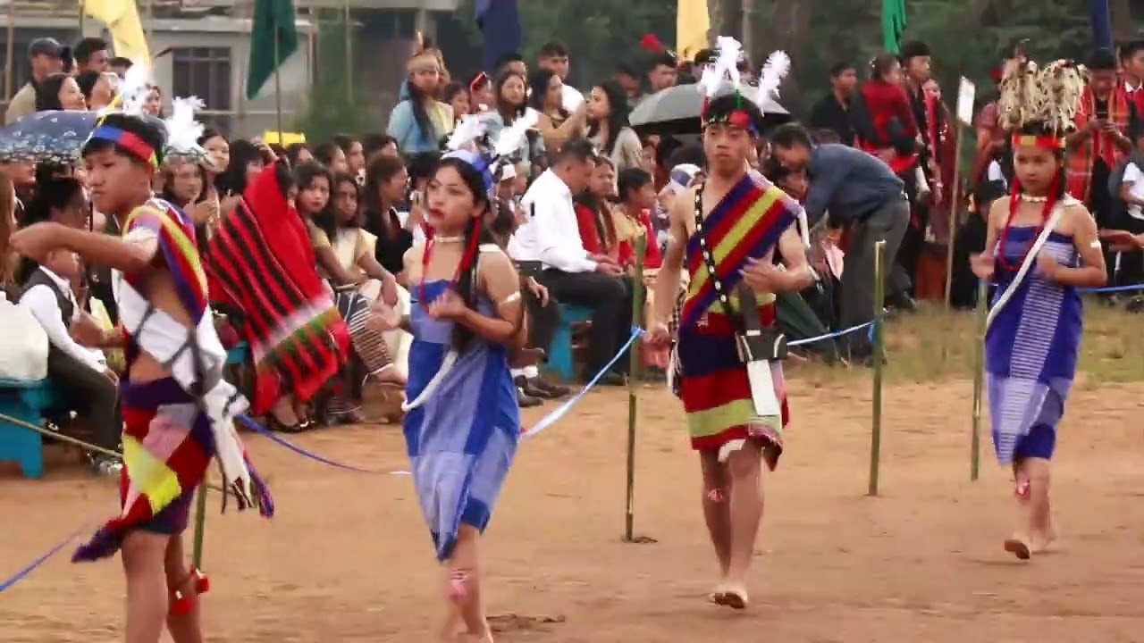 CULTURAL DAY, NEAU😍THE BAMBOO DANCE( mizo) and NAGA (anal) NORTH EAST ADVENTIST UNIVERSITY 🤝