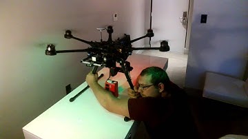 Testing our Hexacopter after traveling 3000 miles