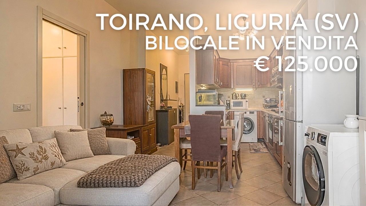 Bilocale moderno in vendita a Toirano | Ideale prima casa o investimento #casainvendita #toirano