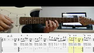 Happy Birthday - Noten & Guitar Pro Tabs (Guitar: Cort G260CS)