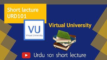URDU 101 LECTURE 2 Short lectures#urdu101 #bachlors #islamabad #lecture1 #virtualuniversity