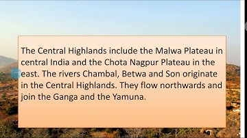 #L- 14 The Deccan Plateau@ Grade 5