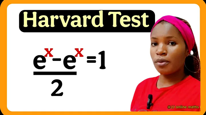 A Harvard University entrance interview test| Exponential math question|solve for x