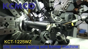 KCT 1225WZ Camless cnc spring rotating and forming machine