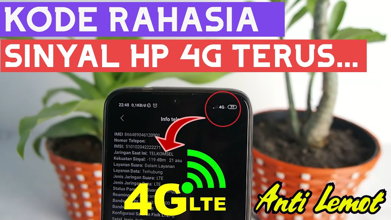 Cara Mengunci Jaringan 4g Lte Di Semua Hp Android Youtube