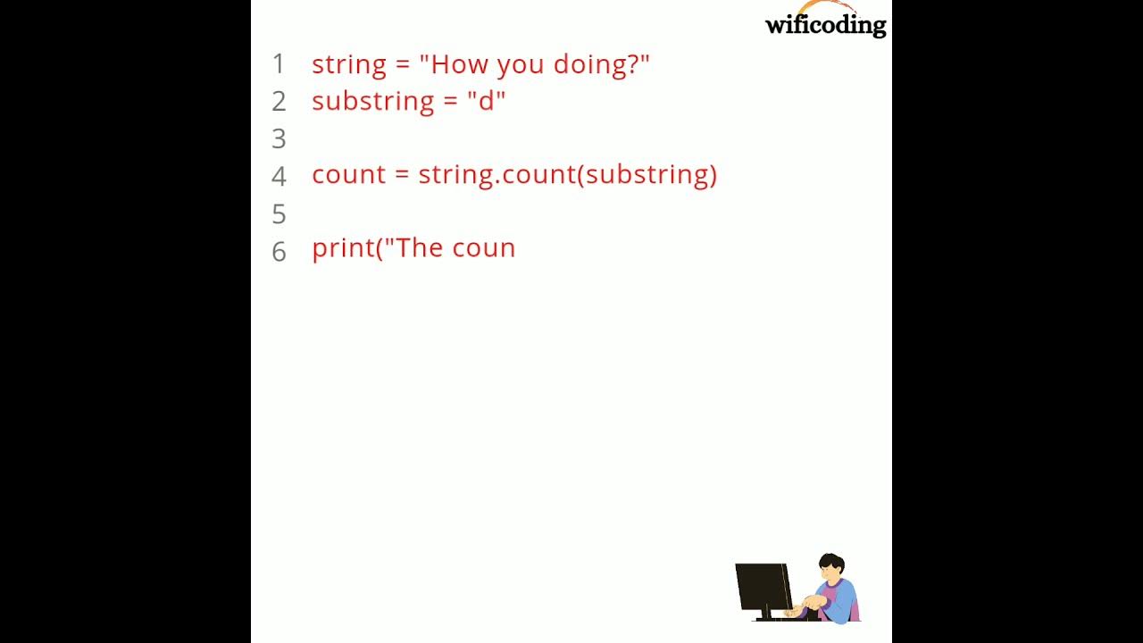 count number of occurrence of given substring in python | python ...