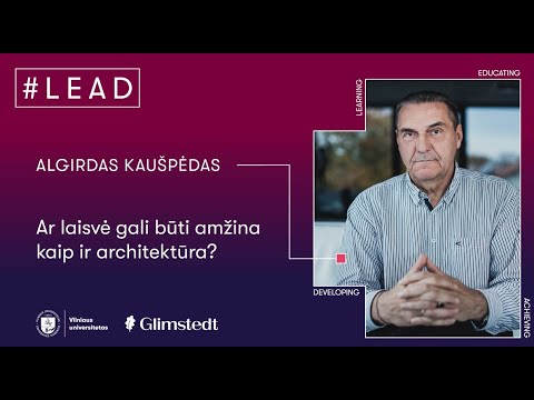 Ar laisvė gali būti amžina kaip ir architektūra?