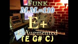 E Augmented E G C Funk MM110 One Chord Backing Track