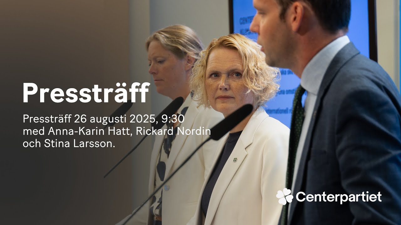 Pressträff 26-08-2025