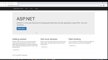 Como hacer el Hola Mundo desde ASP.NET en Visual C# con Visual Studio Community con .NET Framework