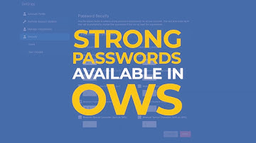 Define and Enforce Strong Passwords for Users on Your Video Surveillance System