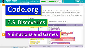 Game Design Process Lesson 20 Puzzle 16 Code.org Tutorial with Answers